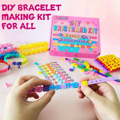 Children crafting together at a birthday with the Dupamind kit
