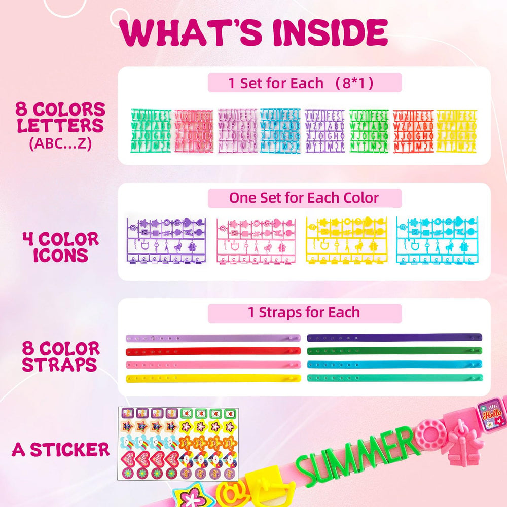 Dupamind included stickers to finish and customize patterns