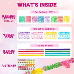 Dupamind included stickers to finish and customize patterns