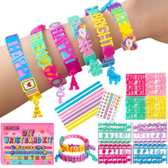 Dupamind friendship bracelet kit cover image showcasing colorful supplies