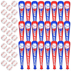 Durony inflatable red baseball bat, 22 inches, bright and safe for party games.