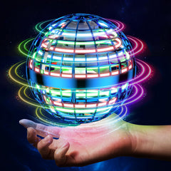 Dusfan Flying Orb Ball in hover mode for precise indoor play.