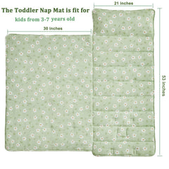DuShow nap mat with removable pillow for quick washing and comfy rest