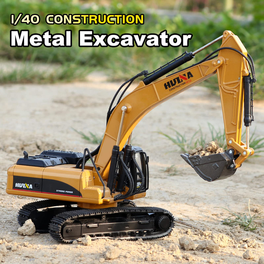 Duturpo 1/40 scale excavator suited for indoor and outdoor playtime