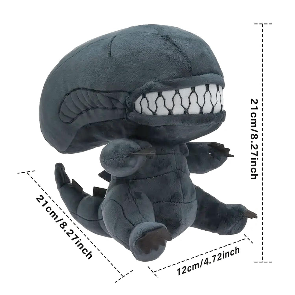 DUUGER Monster Alien plush toy side view; ideal for imaginative play