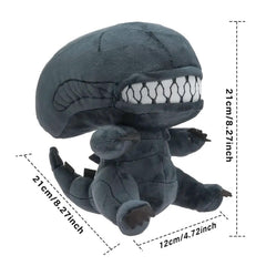 DUUGER Monster Alien plush toy side view; ideal for imaginative play