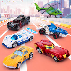 DUYOYU City Ultimate Garage Set five alloy die-cast cars included