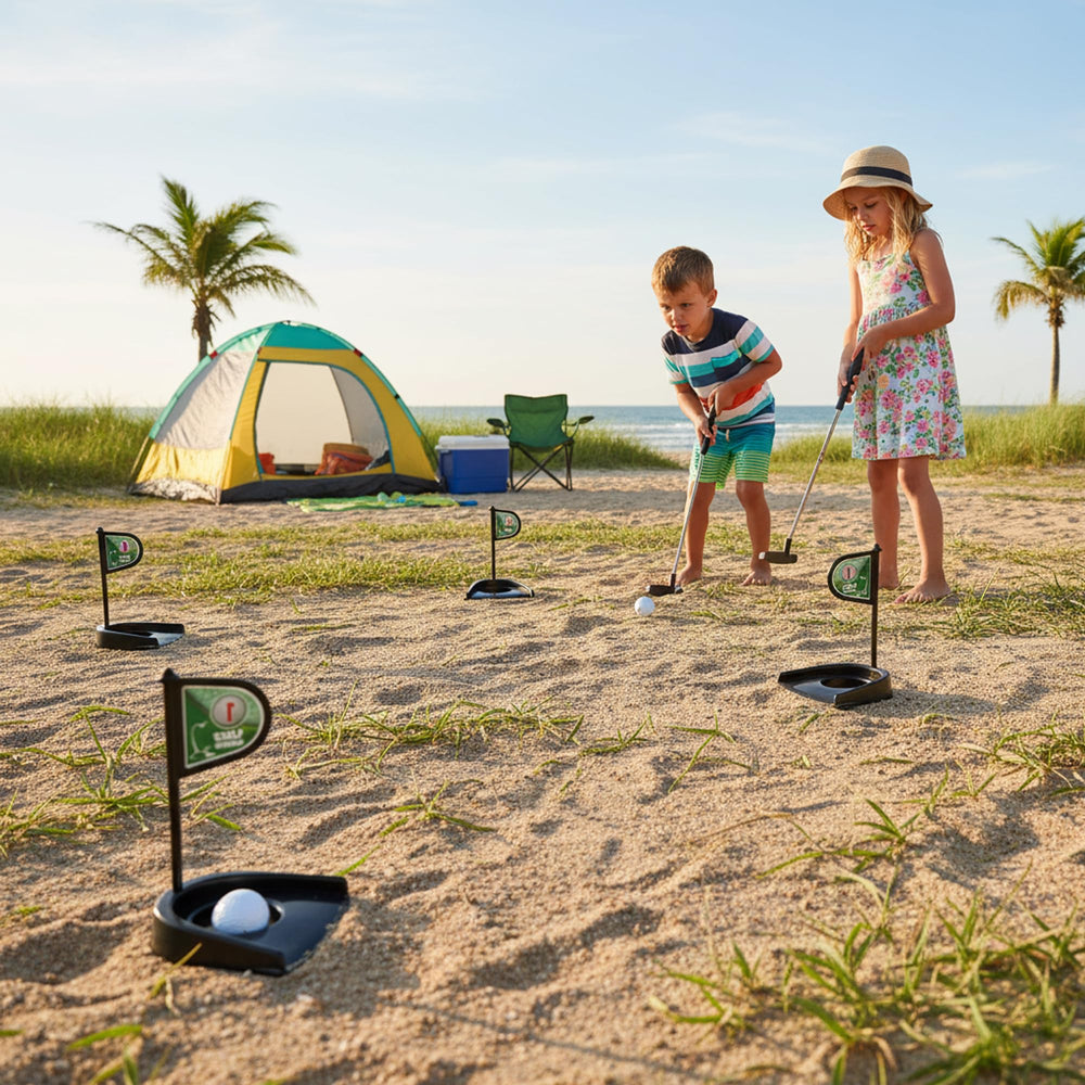 DUYOYU Golf Chipping Game wall-mount idea for flexible placement