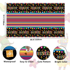 Dvaorc guitar print tablecloth suits music-themed parties