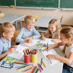 Dvbonike kids-safe non-toxic paper ensures safe coloring adventures