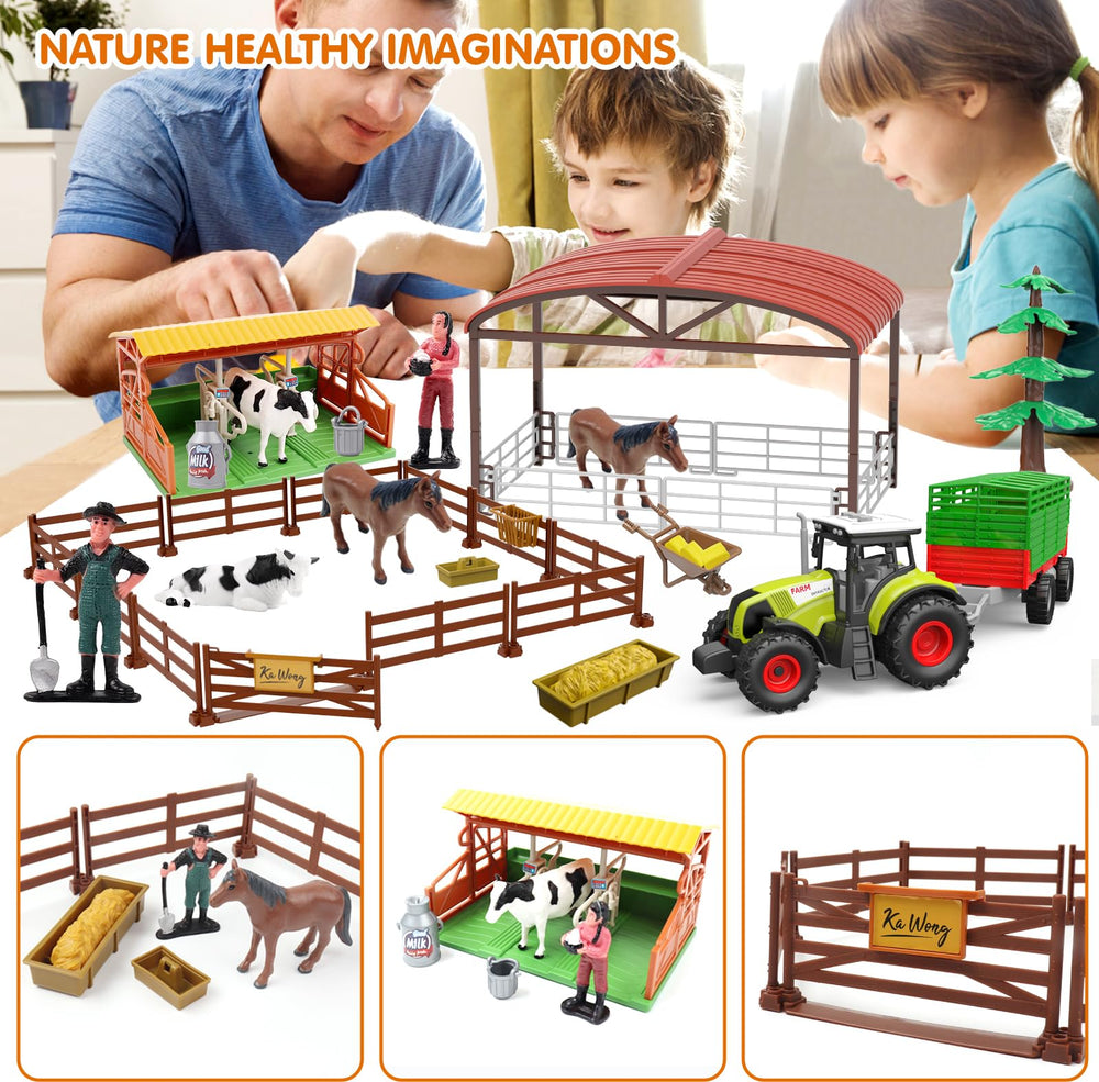 Dwi Dowellin wheelbarrow supports hands-on pretend farming activities