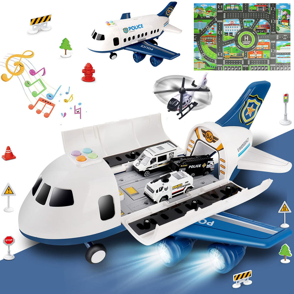 Dwi Dowellin police cars set for toddler play with imaginative stories and role-play