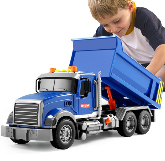 Dwi Dowellin toddler dump truck with lights for engaging pretend play