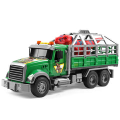 Dwi Dowellin toy truck transport dinosaur in action for creative play