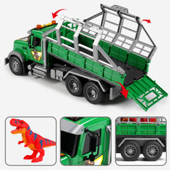 Side view of Dwi Dowellin toy truck compact size for tiny hands