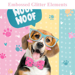 DWIYITTN dog journal crystal-topped pen adds sparkle for lively journaling.