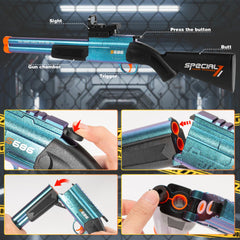 DWMTGS 20 soft-dart ammunition for gentle, kid-friendly target practice.