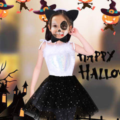 Dxhycc child wearing cat costume shows versatile dress-up ideas.
