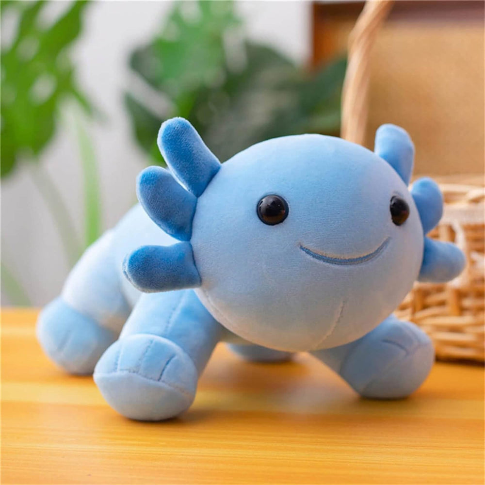 DYBFONO axolotl plush arrives vacuum packed, fluff up easily