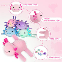 DYBFONO Axolotl plush wrist buddy with soft fabric for calming play