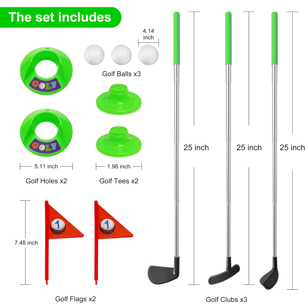 Dyienocs kids golf clubs set: backyard practice kit to inspire daily play.