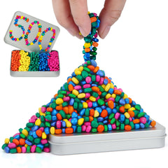 DYRDM ferrite stones close-up showing balanced desk setup for focus