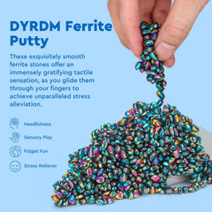 DYRDM ferrite putty sensory texture closeup for tactile exploration