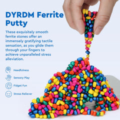 DYRDM ferrite stones texture close-up highlights tactile satisfaction
