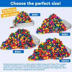 DYRDM gift-ready ferrite putty carton highlighting premium quality