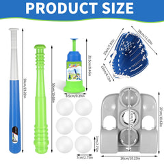 DZLION T Ball Set featuring a batting tee for easy skill-building during family play