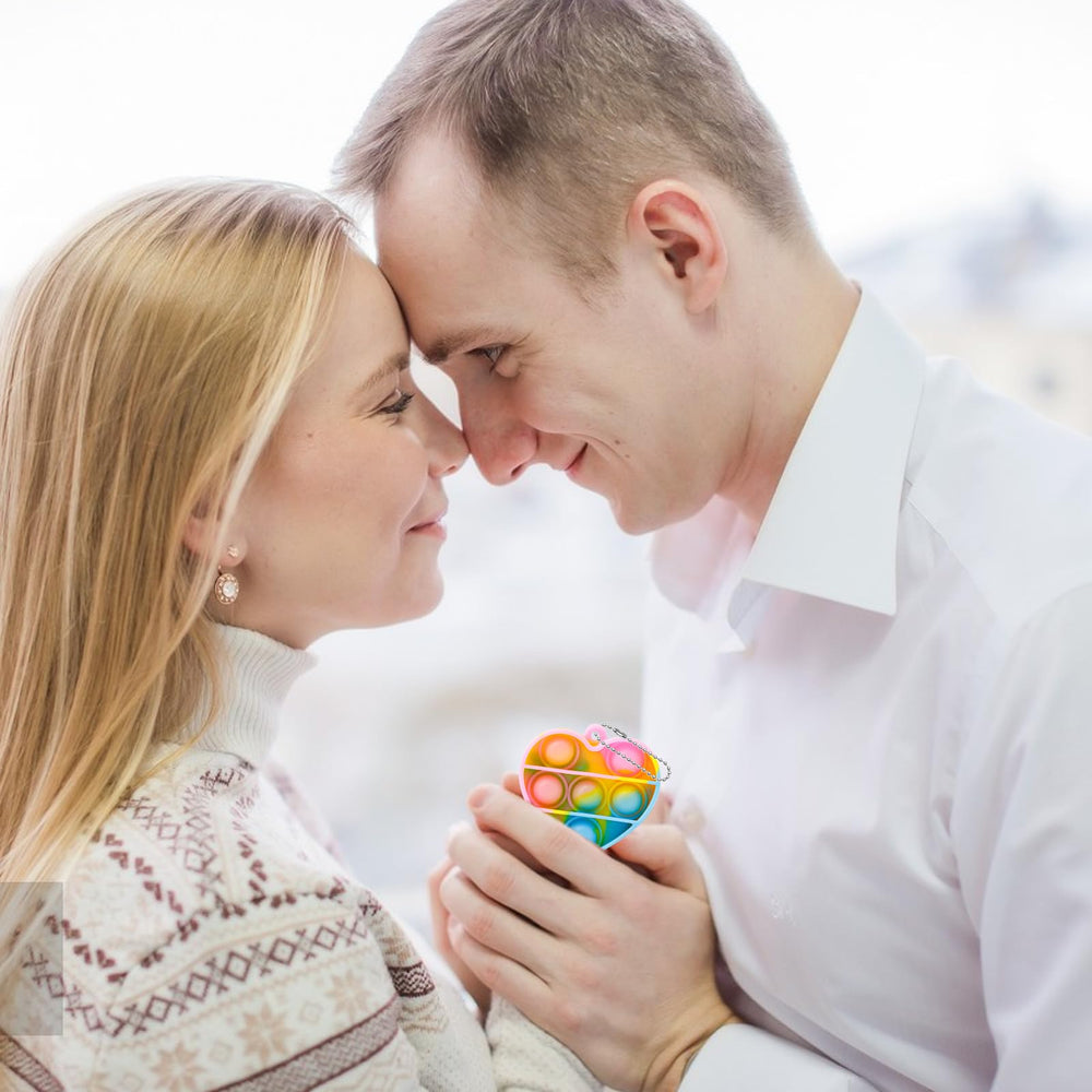 DZLUSJ Valentine gift idea for kids and adults shown with colorful pops