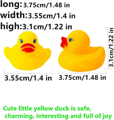 DZTIAN floating yellow ducks for upright float and easy bath play