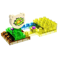 E-Blox kids assembling bricks demonstrating hands on STEM learning and creativity