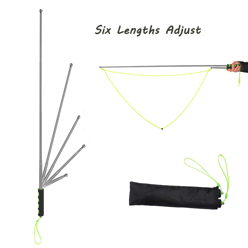 E-Know adjustable length feature for comfortable control during play