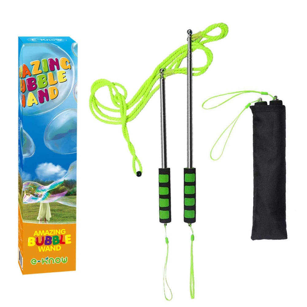 E-Know Bubble Wand family outdoor fun for kids and adults.