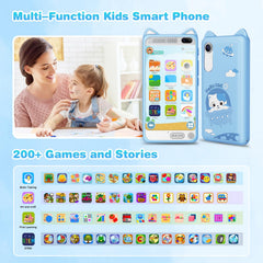 E teacher Kids Phone dual camera 8mp enables playful photos and sharing.