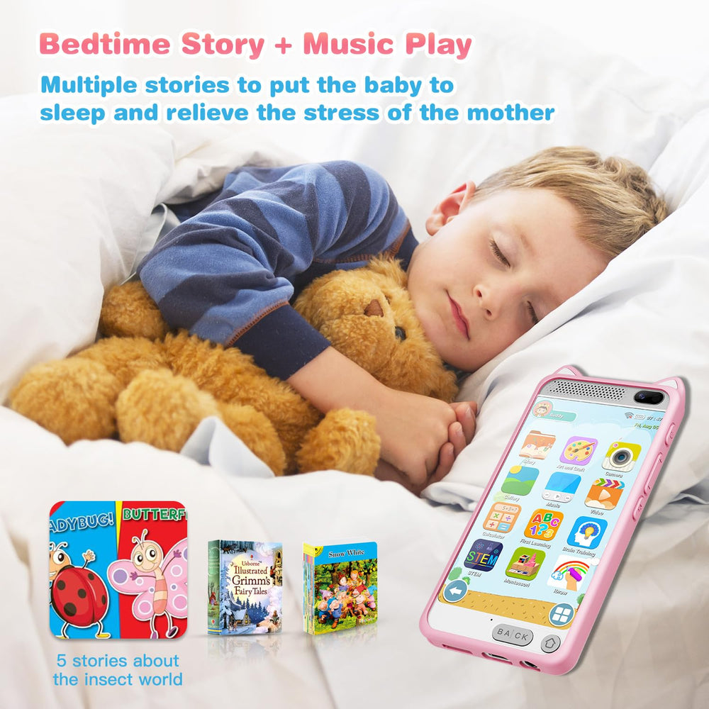 E Teacher MP3 music player lets kids listen anytime.