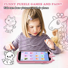 E teacher Kids Smart Phone pink 8GB SD card stores media