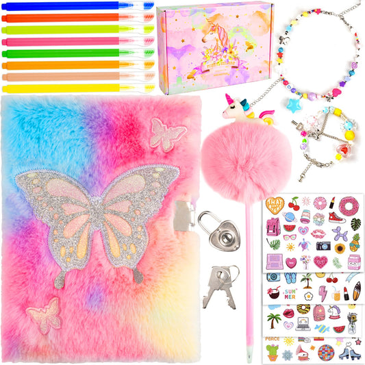 EABUY diary for girls with butterfly cover inspires journaling and creativity