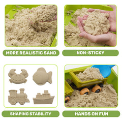 Eaciilee sand molds vegetables: colorful shapes inspire creative scenes and storytelling with sand.