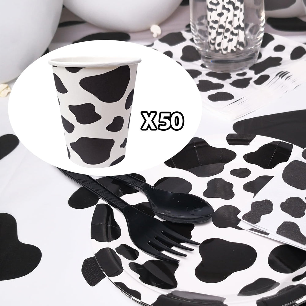 EaciTown cowprint cups used for a baby shower celebration.