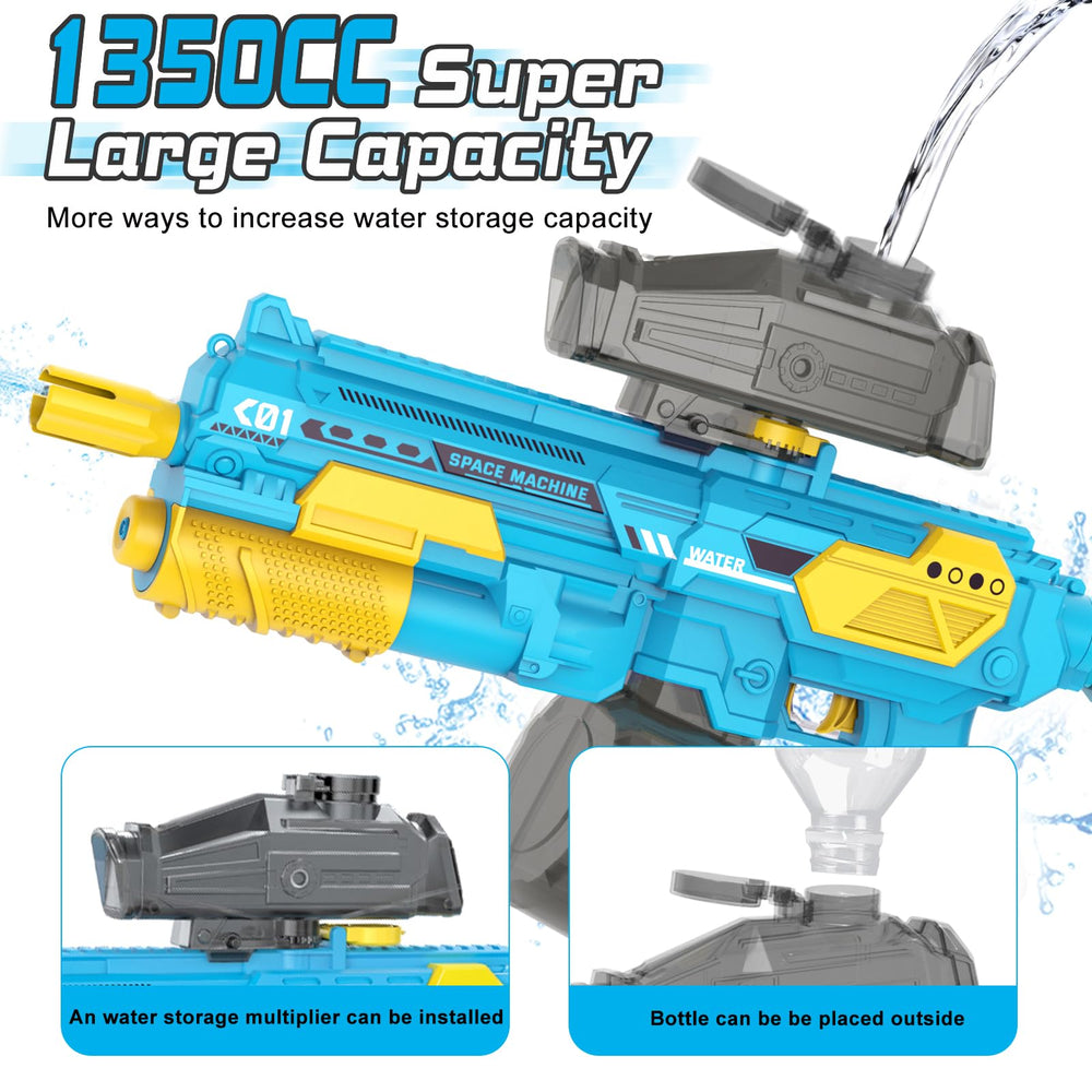EagleGrove Water Gun integrated battery module for easy charging