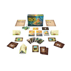Vibrant components of Incan Gold 2024 edition enable immersive, tactile treasure hunting with friends.