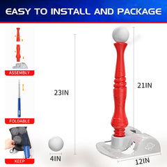 EagleStone family-backyard-play setup offers versatile T-ball fun for kids.