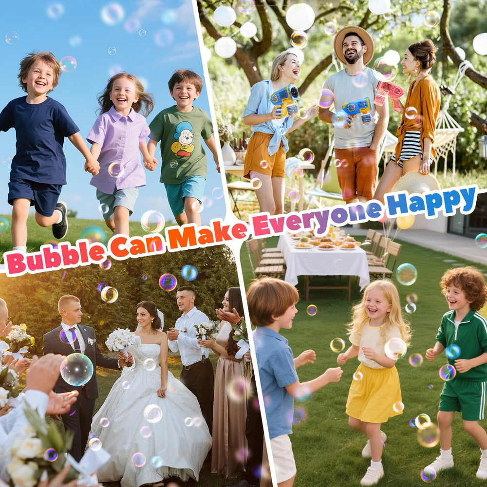EagleStone LED lights brighten bubbles for magical scenes.