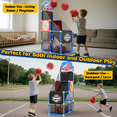 EagleStone quick-assembly design lets kids start playing without tools.