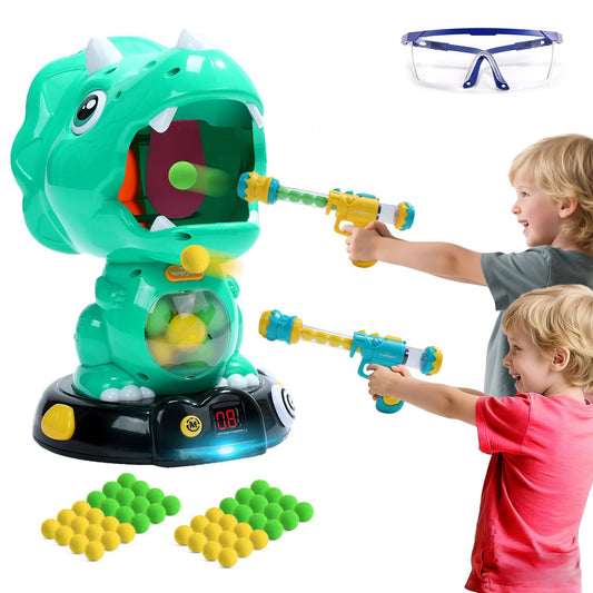 EagleStone Triceratops shooting toy ready for indoor and outdoor play