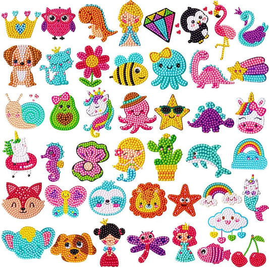 EAPHANT Diamond Art Kits for Kids 44 designs spark colorful creativity