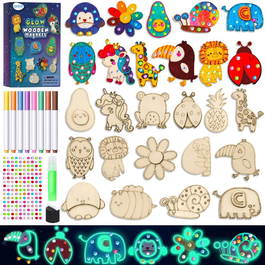 EAPHANT glow-in-the-dark paint tube for kids to brighten crafts