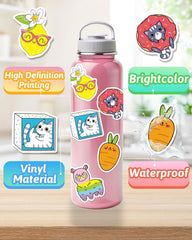 EAPHANT water bottle stickers – laptop decoration, kid-friendly and long-lasting vinyl.